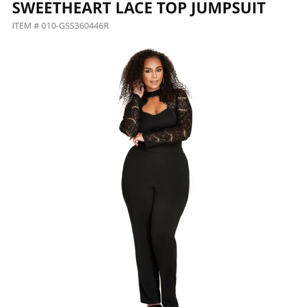 Sweetheart Lace top Jumpsuit